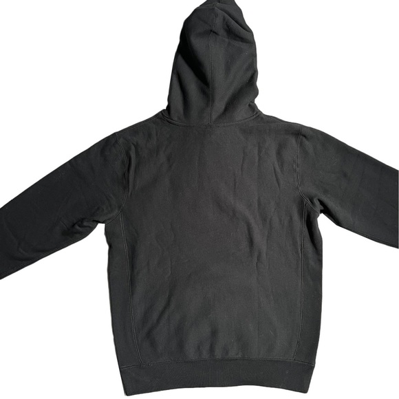 SUNDAY RED BLACK AND GRAY LUARE CHAIN STITCH FLEECE HOODIE  SIZE SMALL - Picture 6 of 9